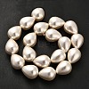 Electroplate Shell Pearl Beads Strands BSHE-G010-16x20mm-01-3