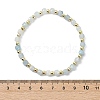 4Pcs 4 Styles Adjustable Natural Aquamarine & Synthetic Hematite Bead Bracelets BJEW-JB14151-02-5