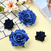 Cloth & Iron Alligator Hair Clips AJEW-SP0002-84D-5