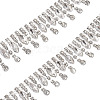 Iron Crystal Rhinestone Cup Chain CH-CW0001-02-3
