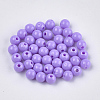 Opaque Plastic Beads X-KY-T005-6mm-624-1