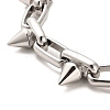 304 Stainless Steel Spike Link Chain Bracelets BJEW-E094-13P-2