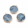 Natural Blue Spot Jasper Links connectors G-L514-025A-1