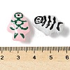 Baking Paint Glass Enamel Beads BLOW-D300-04K-4