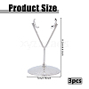 Alloy Crystal Ball Crafts Holder ODIS-WH0030-260P-2