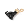 Alloy Enamel Pendants PALLOY-R160-01G-01-2