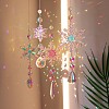 Snowflake K9 Glass Big Pendant Decorations PW-WG59589-05-1