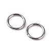 Tarnish Resistant 304 Stainless Steel Open Jump Rings STAS-Q186-02-8x1mm-3