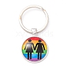 Pride Style Glass Keychain KEYC-F033-01K-1