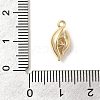 Marine Animal Theme Golden Brass Micro Pave Clear Cubic Zirconia Pendants KK-U031-01G-01-3