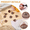 10Pcs Tibetan Style Alloy Pendant Bails FIND-CA0011-43R-4