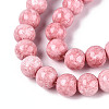 Baking Paint Glass Beads Strands DGLA-N016-8mm-02-3