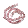 Natural Madagascar Rose Quartz Beads Strands X-G-P497-01A-02-4