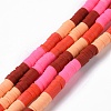 Handmade Polymer Clay Bead Strands CLAY-C003-02D-1