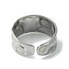 Non-Tarnish 304 Stainless Steel Open Cuff Ring RJEW-L110-019P-3