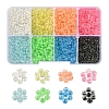 3600Pcs 8 Color Luminous Transparent Glass Seed Beads SEED-YW0001-83-1