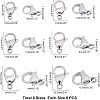 UNICRAFTALE 304 Stainless Steel Lobster Claw Clasps STAS-UN0019-72P-4