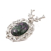 Natural Ruby in Zoisite Pendants G-A226-02P-09-2