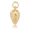 10Pcs Brass Pendant Rhinestones Settings KK-BBC0018-10-6