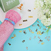 60Pcs 3 Colors Alloy Snap Lock Clasps FIND-GL0002-01-5