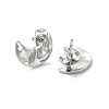 304 Stainless Steel Stud Earring Findings STAS-L024-003P-10-2