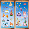 8 Sheets 8 Styles PVC Waterproof Wall Stickers DIY-WH0345-202-1