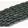 Grade AA Magnetic Synthetic Hematite Twist Bead Strands G-G644-D-09-2