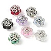 Acrylic Rhinestone Rondelle Beads CLAY-NH0003-02AS-1