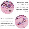 Acrylic & Resin & Polymer Clay Rhinestone European Beads FPDL-NB0001-02C-4