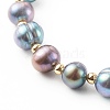 Potato Natural Pearl Slide Bracelets BJEW-JB06260-01-2