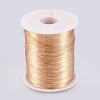 Round Copper Wire Copper Beading Wire for Jewelry Making CWIR-K002-01KCG-1