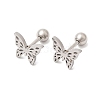 304 Stainless Steel Nose Bone Rings STAS-B126-14P-01-4