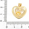 Football Brass Micro Pave Cubic Zirconia Pendants KK-A297-09D-G-3