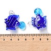 Handmade Lampwork Pendants LAMP-S068-09E-3