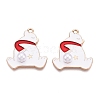 Alloy Enamel Pendants ENAM-T020-95A-1