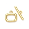 Brass Toggle Clasps KK-M314-07G-4