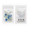 2 Sets 2 Styles Golden Plated Alloy Enamel Charms ENAM-YW0001-28C-8