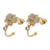 316L Surgical Stainless Micro Pave Clear Cubic Zirconia Stud Earrings SA-CBA2989-01-1