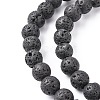 Natural Lava Rock Beads Strands X-G434-1A-3