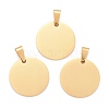 Ion Plating(IP) 304 Stainless Steel Pendants LS-STAS-I311-05A-G-3