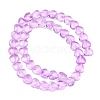 Transparent Glass Beads Strand GLAA-F112-01B-2