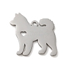 Non-Tarnish 304 Stainless Steel Pendants STAS-O005-13P-1