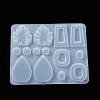 DIY Pendant Earring Silicone Molds DIY-L021-67-3