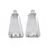 Transparent Glass Pendants GLAA-Q088-024A-1