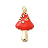 Brass Micro Pave Cubic Zirconia Pendants KK-A278-03G-02-1