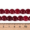 Dyed Natural White Jade Beads Strands G-T143-16N-5