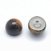 Natural Tiger Eye Cabochons G-P393-R12-4mm-2