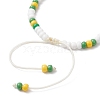 9Pcs Fruit Theme Alloy Enamel Charm Bracelets BJEW-MZ00206-01-4