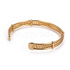 Long-Lasting Plated Brass Cuff Bangles BJEW-E370-12G-4