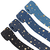4M 4 Colors Polyester Denim Ribbon OCOR-CY0003-15-1